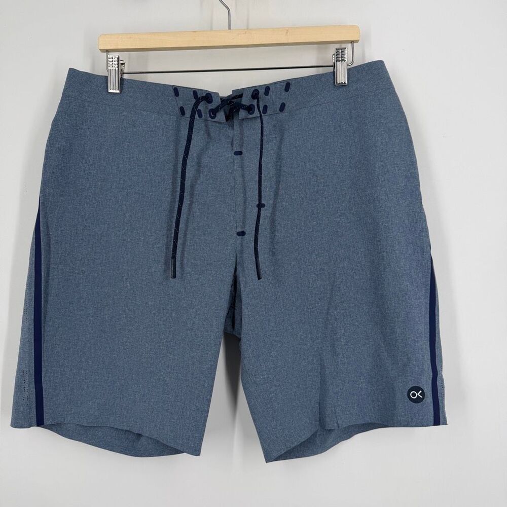 Outerknown Apex Board Shorts Blue with Navy Accents
